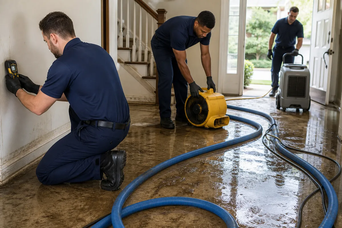 DryMark Restoration Carson crew at work in Carson, CA